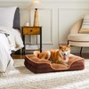 Klwenas Maec Waterproof Memory Foam Pet Bed for Large Medium