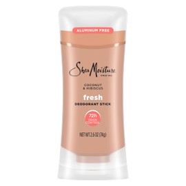 SheaMoisture Deodorant Stick 72h Odor Control Coconut & Hibiscus Fresh Aluminum Free 2.6 oz