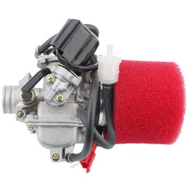 GOOFIT PD24J Carburetor with Air Filter for GY6 125cc 150cc 152QMI 157QMJ Engine Based ATV Scooter Go Kart