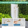 MOSSON Antique Brass Shower System Bathroom Shower Faucet Set with