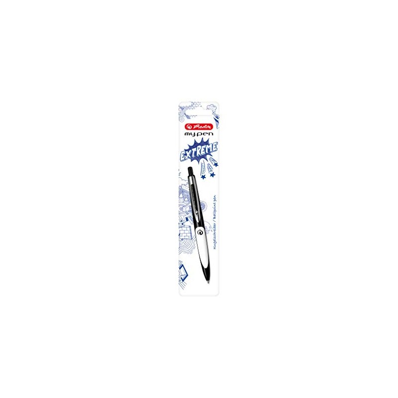 Herlitz my.pen 50028276 Ballpoint Pen Black/White