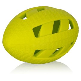 Knuffelwuff Hundespielzeug Snackball Futter Rugby aus TPR - Schwimmfähiger Apportierball, Snackball,Futterball - zahnfreundliches Material - Ideal für aktive Spiele und Training im Freien