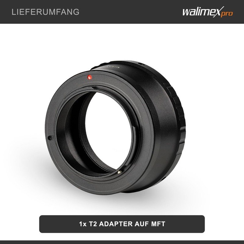 Walimex pro T2 Adapter for MFT Mount - Manual Focus