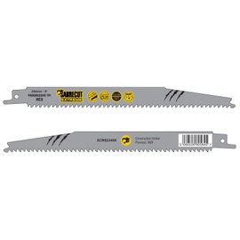 3 x SabreCut SCRS2345X_3 200mm 6-10 TPI S2345X Very Fast Wood Cutting Reciprocating Sabre Saw Blades Compatible with Bosch Dewalt Makita and many others