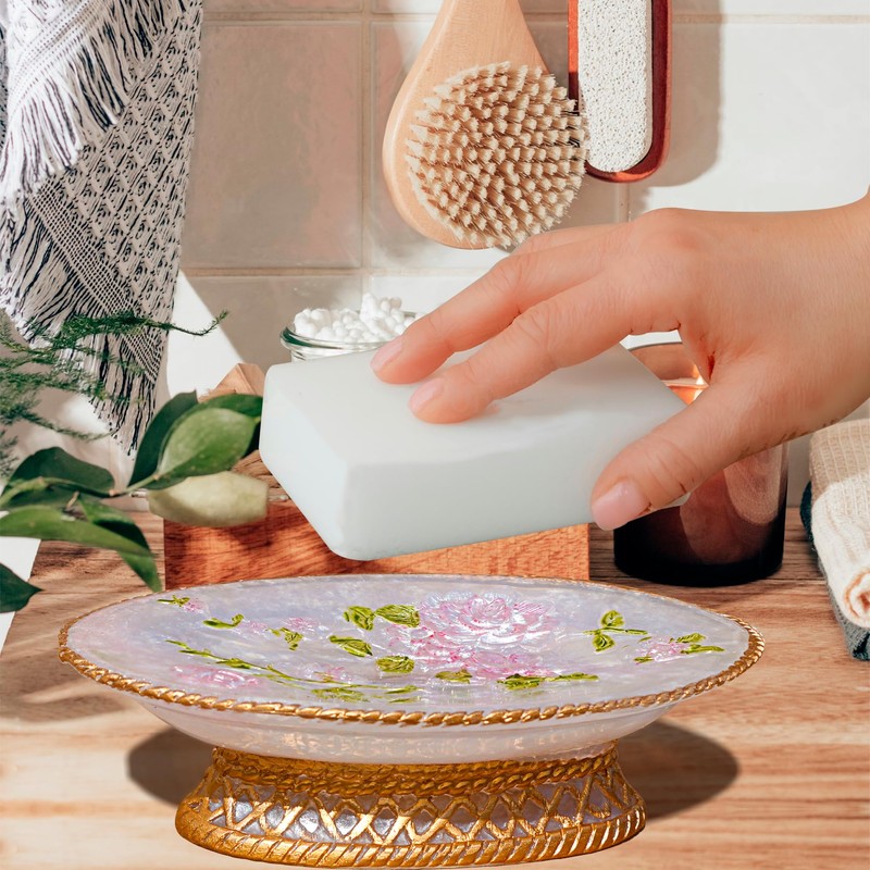 Vintage Bathroom Accessories, 5Piece Bathroom Accessories Set, Bathroom Set Features,
