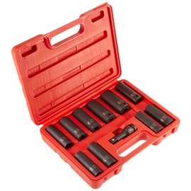 Sunex 2611 1/2-Inch Drive Extra Thin Wall Deep Impact Socket Set