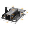DYSO 2" Trailer Hitch Receiver Shackle Tow Mount For 2007-UP