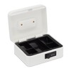 Relaxdays Cash Box, 3-Digit Number Combination, Coin Insert, Iron Money