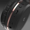 KitSound KSMEXBK Metro X Wireless Bluetooth On-Ear Headphones with Track