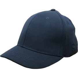 Smitty | HT-314 | 4 Stitch 'Performance' Flex Fit Umpire Hat | Baseball Softball | 2" Pre-Curved Bill | Black or Navy | Elite Official's Choice! (Navy, Large (7 1/2-7 3/4))