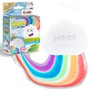 INKEE Foamy Cloud - Regenbogen Badebombe Kinder, Badekugel Kinder Schaumbad,