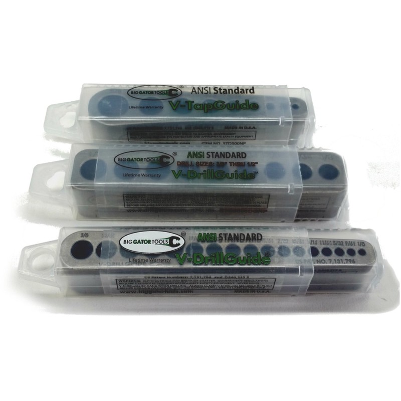 Big Gator Tools STD Series 3PC V-Drill Guide w/35 SAE