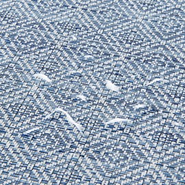 Great Bay Home Anti Fatigue Floor Mat | 3/4 Inch Thick Cushioned Kitchen Mat | Home & Kitchen Essentials for Home, Office, Garage | Comfort for Any Space (Geometric Blue, 18" X 30")