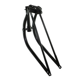 Fenix Cycles 20" Lowrider Bent Spring Fork, (Black)
