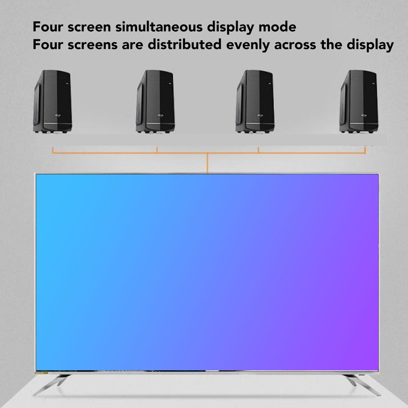 HD Multimedia Interface Quad Multi Viewer Switch 4 in 1