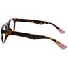 Opulize Ava M62-4 -1.50 Long Distance Glasses Myopia Flattering Rounded