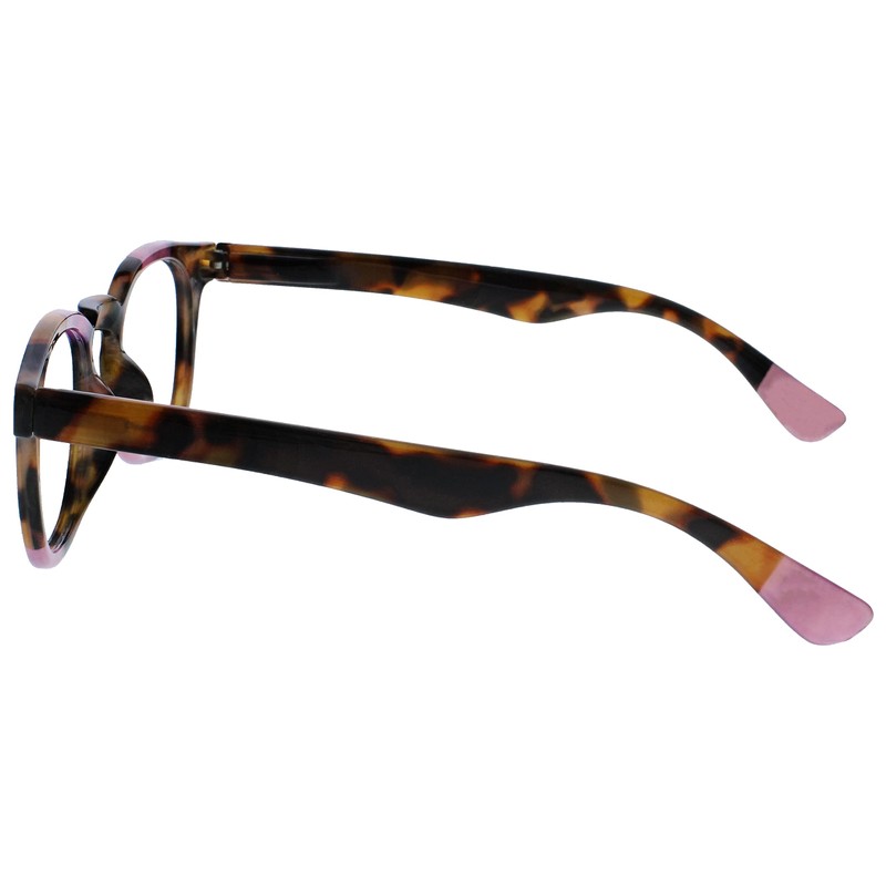 Opulize Ava M62-4 -1.50 Long Distance Glasses Myopia Flattering Rounded