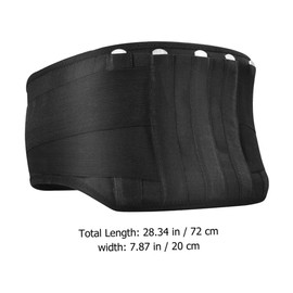 TOVINANNA Adjustable Back Support Belt Lumbar Pad for Lower Back Black m Waist Support for Active Lifestyle