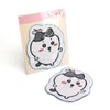Chiikawa 41-1200120 Die-Cut Towel Handkerchief, Blue, Cut, Packaged, Cute, Approx.