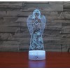 SUPERHONGJIHAO Night Light for Children, 3D Angel LED Lamp with