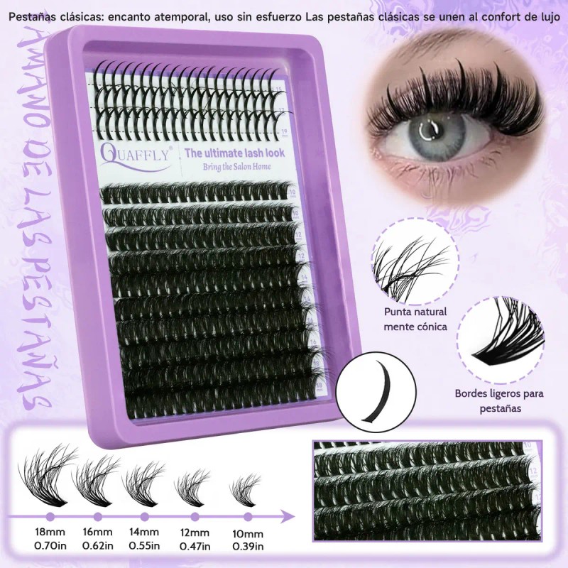 Kit De Extensiones De Pestañas De Paquete De Cuatro 1040pcs