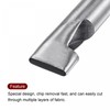sourcing map Oval Hole Punch 5 x 26 mm Leather