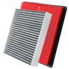 Anxingo 72880FL00A Cabin Air Filter and Engine Air Filter, Replacement