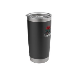 Bloom Rose Design Floral Minimalist Stainless Steel Insulated Tumbler