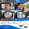 Adjustable Convex Blind Spot Mirrors for Driving – HD Glass