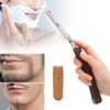 Men Manual Shaving Blade Holder Folding Shaving Knife Rack with