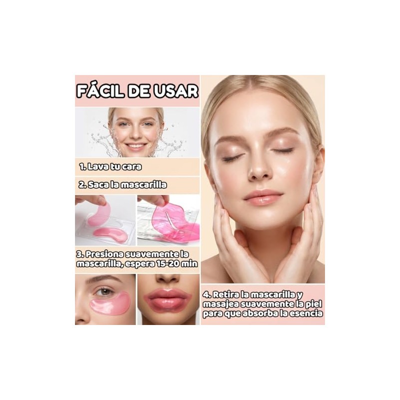 Parches para Ojos y Mascarillas Labios
