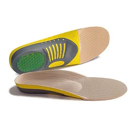 RooRuns Arch Support Inserts Orthotic Insoles Size:L Yellow