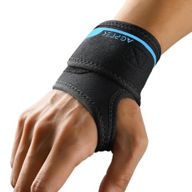 AGPTEK Wrist Brace, Carpal Tunnel Bandage, Compression Wrist Guards for Tendonitis, Breathable Wrist Support for Gym, Sports, Computer Work, Right