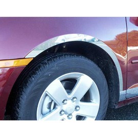 Brighter Design 4p Chrome Stainless Fender Trim fit for Lincoln MKZ 2006-2012