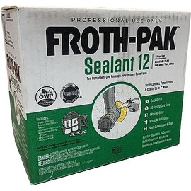 Belgrade Parts & Service, Inc. Froth-Pak Foam Sealant, Cream, 3.3 lb., Gaps/Cracks,12030014 Froth-Pak 12 Low GWP Spray Foam Sealant Kit - 12 Board Feet