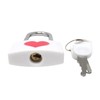 Honbay Red Love Lock Padlock with Keys