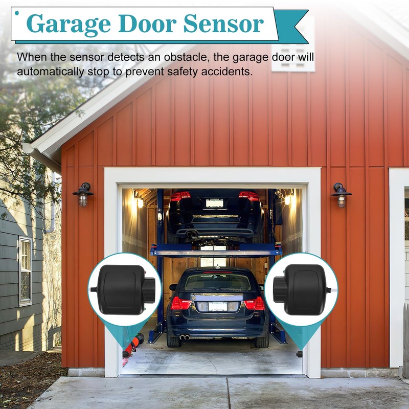 2 for Linear Garage Door Opener Sensors Beam Eyes Kit,Compatible