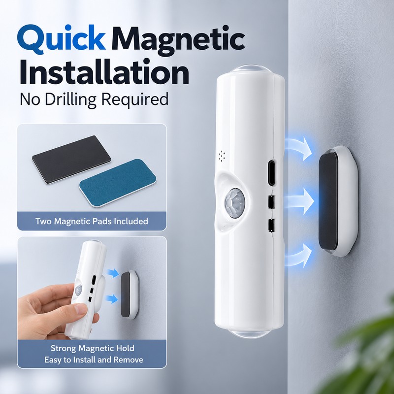 4 Pcs RGB Motion Sensor Night Light for Home –