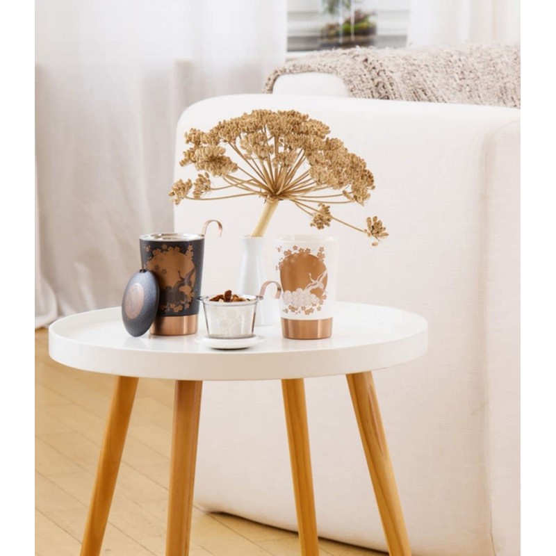 Eigenart TEAEVE Tea Cup with Strainer and Lid Komorebi Anthracite