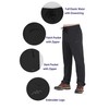 TRAILSIDE SUPPLY CO. Mens Lightweight Track Pants,Stretchy Pants with Zipper
