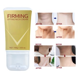 Rostblant Neck Firming Cream for Body Care, Neck Firming Cream with Roller, 120g AH-8 Hals Straffende Cremes Roller