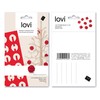 Lovi BTRD Bright Red Birch Buildable Ornament Cards Mini Balls