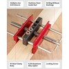 DAYDOOR 6.7'' Self Centering Doweling Jig, Wide Capacity Dowel Jig