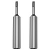 2Pcs Ground Rod Driver 25mm Professional SDS Plus Ground Rod