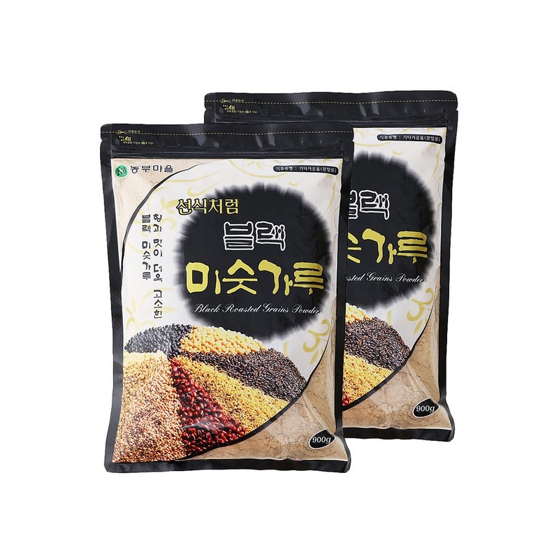 Nongbu Village - Black Misugaru 900g x 2 Packs -