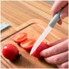 WWZJ 6 Pack Ceramic Paring Knife with Knife Cover, Lightweight