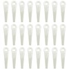 UPIQNG 24Pcs Plastic Trimmer Head Replacement Blades Grass Trimmer Blades