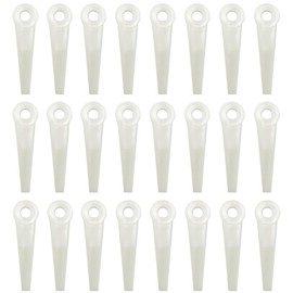UPIQNG 24Pcs Plastic Trimmer Head Replacement Blades Grass Trimmer Blades Weed Eater Blades Lawn Mower Cutting Blades for Stihl PolyCut