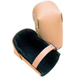 R & J Leathercraft 83091 Felt Lined Leather Knee Pads (309)