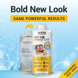 Bio Ouster 3in1 Weekly Hot Tub Cleaner, Conditioner, Clarifier - Hot Tub Chemicals for Standard & Inflatable Spas - Spa Chemicals for Crystal Clear & Sparkling Clean Water - Made in USA (32oz)